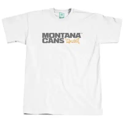 Montana Tshirt - Typo+Logo - White