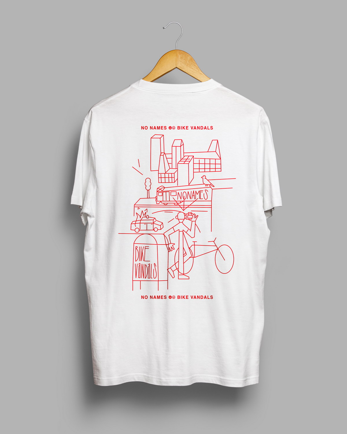 tshirt NONAME'S x BIKEVANDALs white 1 tshirt NONAME'S x BIKEVANDALs white