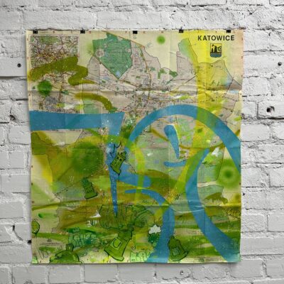 Obraz:Katowice z wystawy "Flashbacks" - Magiel 2023