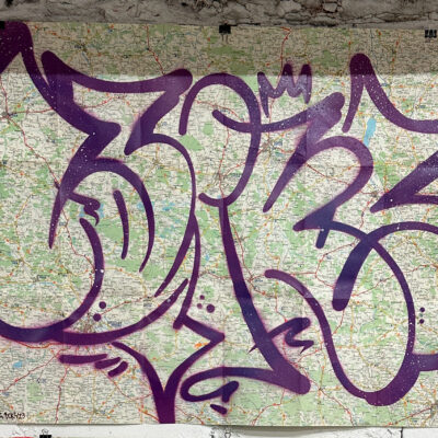 Obraz:Trowup z wystawy "Flashbacks" - Magiel 2023