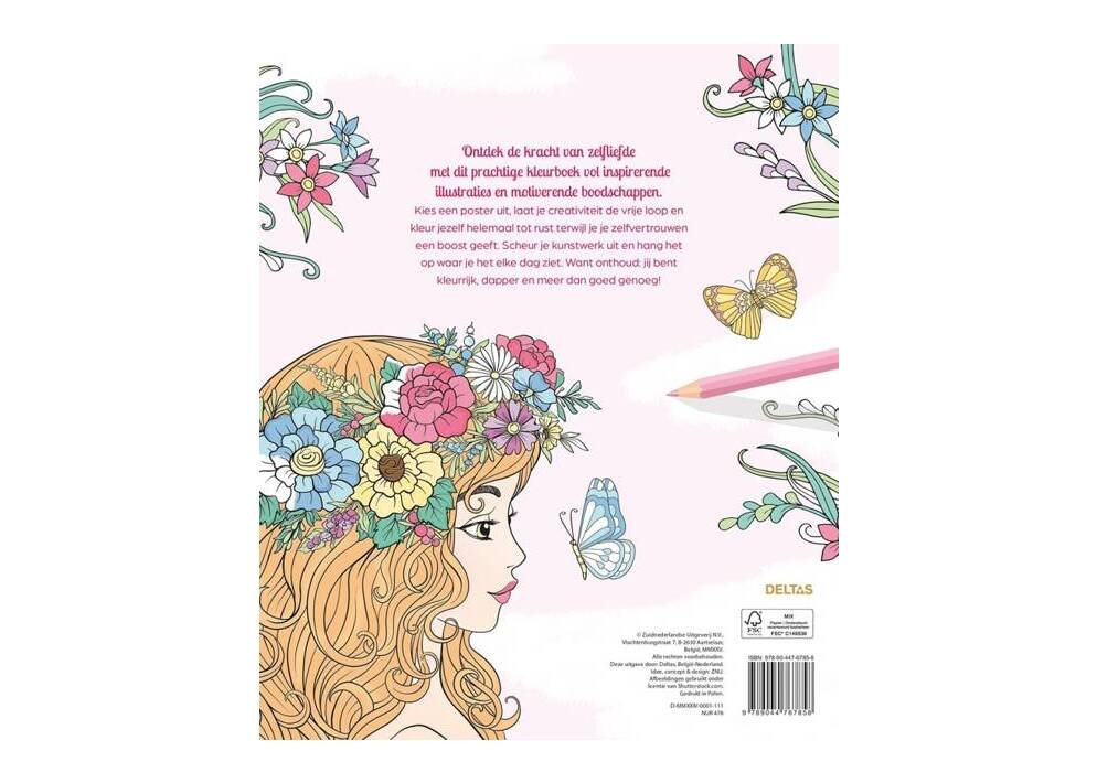 Kolorowanka „Kochaj siebie” 2 Kolorowanka „Kochaj siebie”