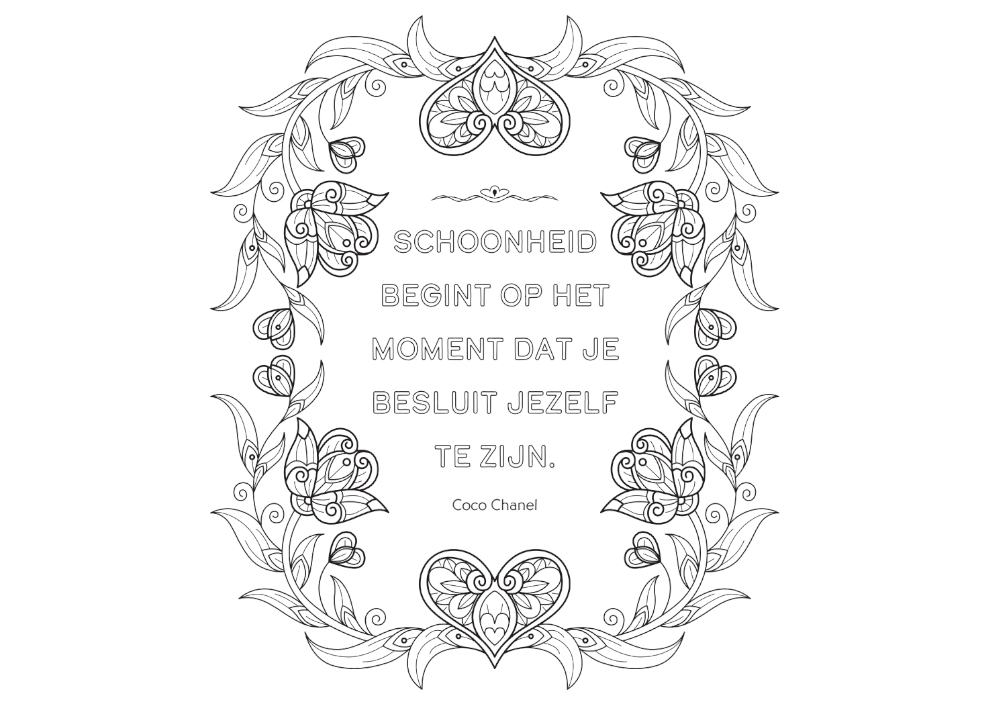 Kolorowanka „Kochaj siebie” 4 Kolorowanka „Kochaj siebie”