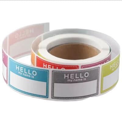 hello my name is 200 szt małe