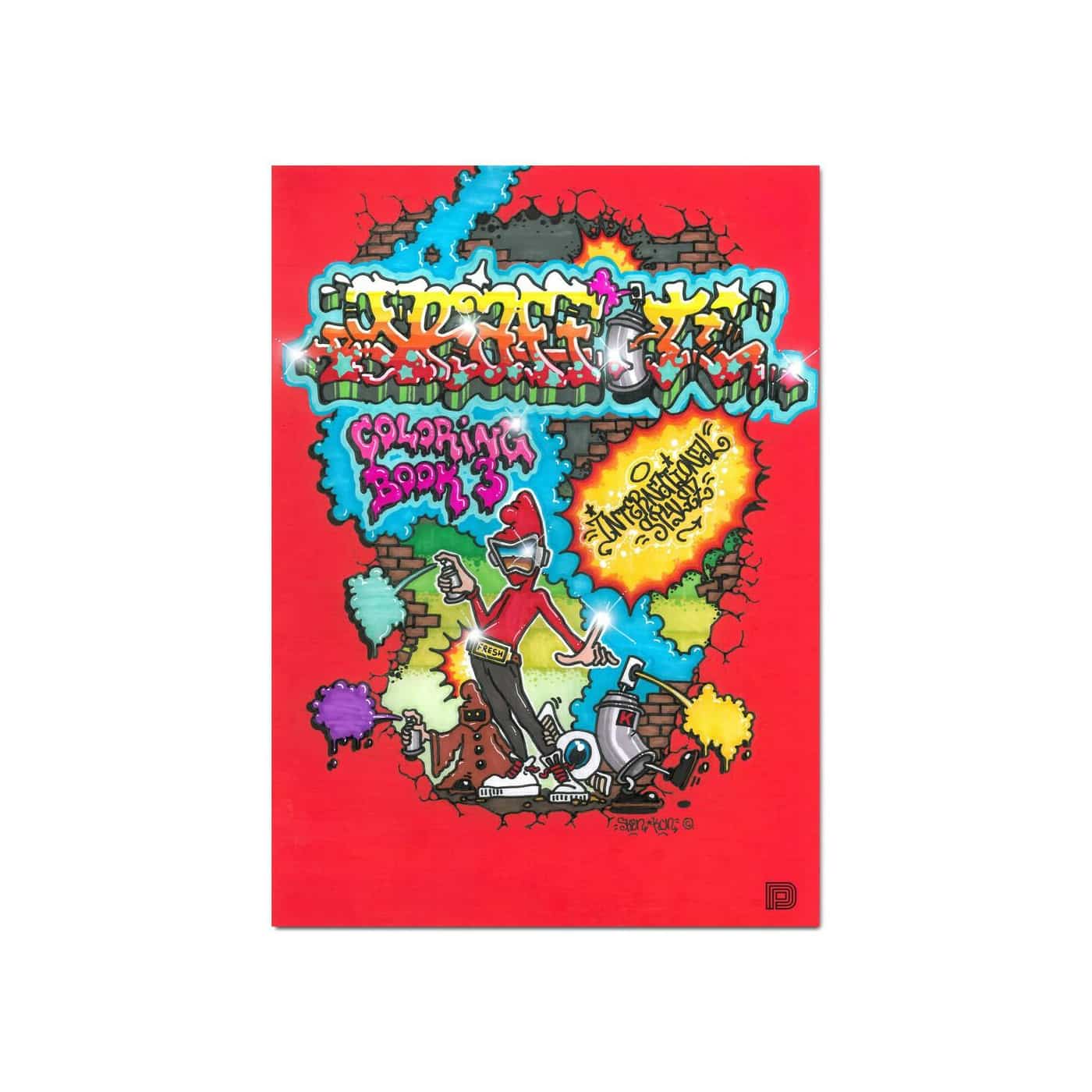 Graffiti Coloring Book vol.3